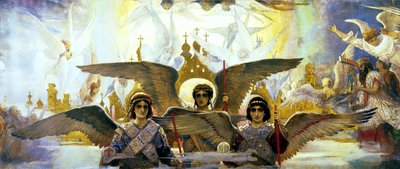 A Paradicsomok előtt, Központi rész, 1885-1896. alkotó: Viktor Mikhaylovich Vasnetsov