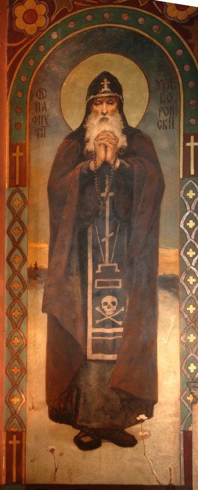 Borovszki Szent Paphnutius, 1885-1896 alkotó: Viktor Mikhaylovich Vasnetsov