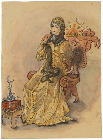 A hercegnő, aki soha nem mosolygott Nesmeyana, 1896 alkotó: Viktor Mikhaylovich Vasnetsov