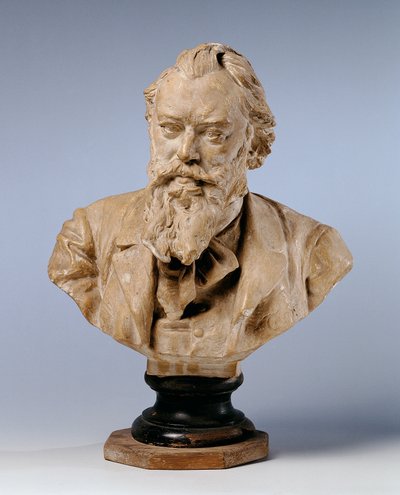 Johannes Brahms zeneszerző alkotó: Viktor Oskar Tilgner