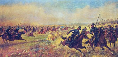 A miri csata 1812. július 9-én alkotó: Viktor Viketyevich Masurovsky