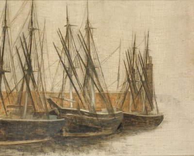 A koppenhágai Christianshavn csatornájából alkotó: Vilhelm Hammershøi