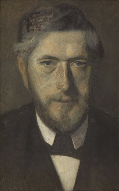 Jens Ferdinand Willumsen. Tanulmány öt portréhoz alkotó: Vilhelm Hammershøi