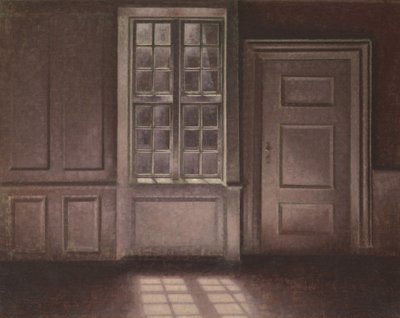 Holdfény, Strandgade 30, 1900-1906. alkotó: Vilhelm Hammershøi