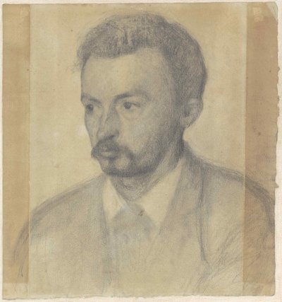 Önarckép, 1895. alkotó: Vilhelm Hammershøi
