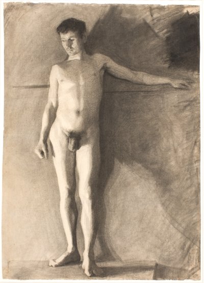 Álló férfi modell alkotó: Vilhelm Hammershøi