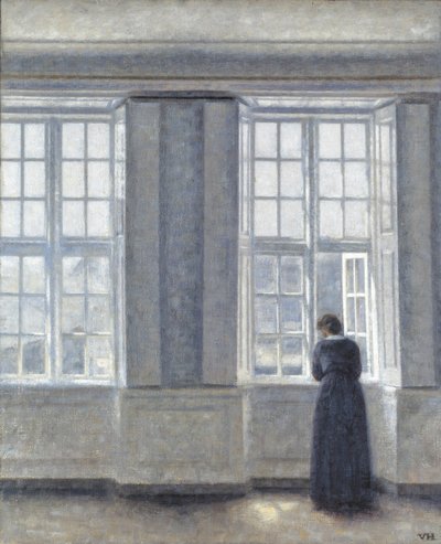 A magas ablakok alkotó: Vilhelm Hammershøi