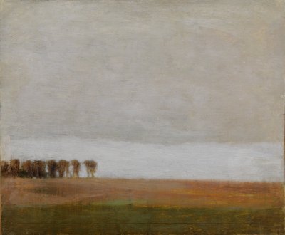 Kilátás a Jægersborg Allére. Gentofte, Koppenhágától északra alkotó: Vilhelm Hammershøi