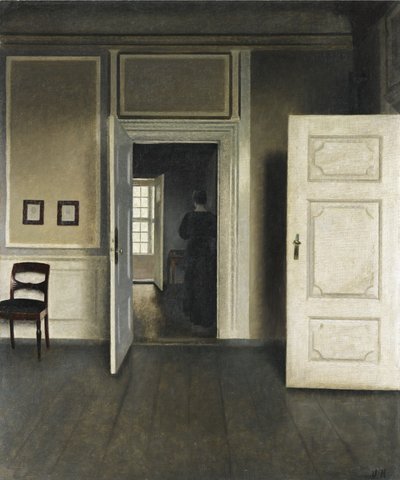 Belső. Strandgade 30 alkotó: Vilhelm Hammershoi