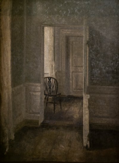 Belső Windsor székkel alkotó: Vilhelm Hammershoi