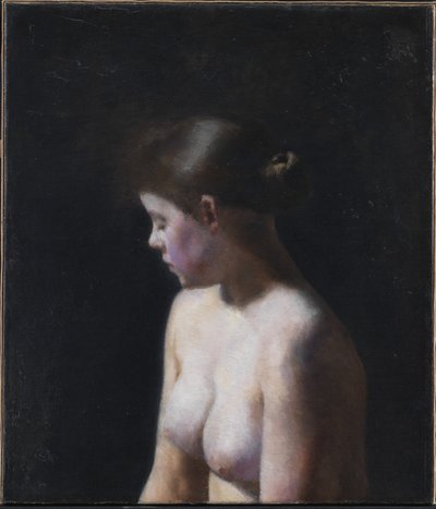 Akt női modell alkotó: Vilhelm Hammershoi
