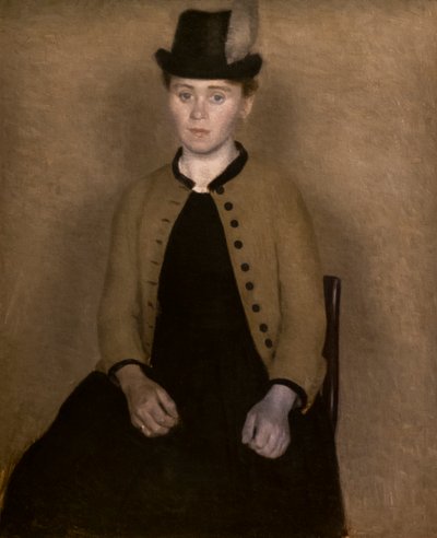 Ida Ilsted portréja alkotó: Vilhelm Hammershoi