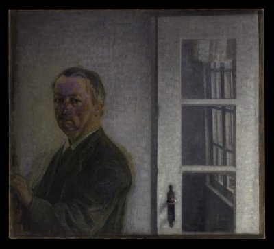 Önarckép Spurveskjulban alkotó: Vilhelm Hammershøi