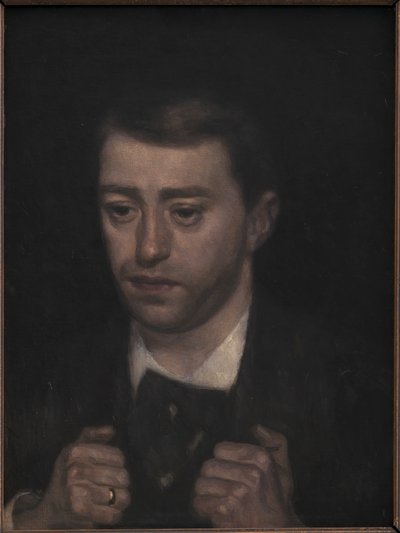 Fini Henriques zeneszerző alkotó: Vilhelm Hammershøi
