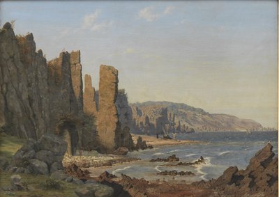 Egy sziklás part. Rø, Bornholm alkotó: Vilhelm Kyhn