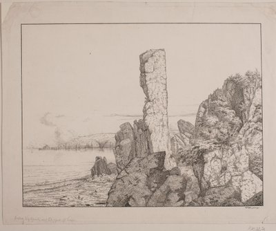 Sziklás part Bornholmban alkotó: Vilhelm Kyhn