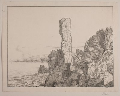 Sziklás part Bornholmban alkotó: Vilhelm Kyhn