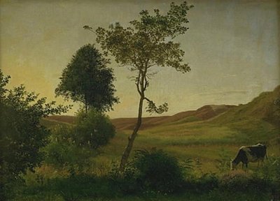 Hald tájkép este felé alkotó: Vilhelm Kyhn