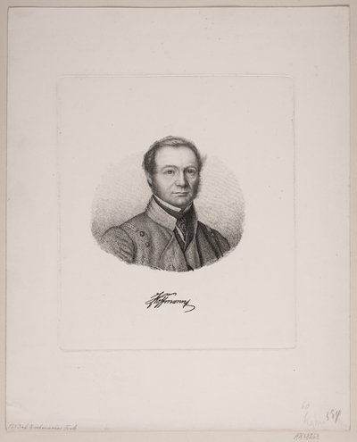 Johan Christopher Hoffmann portréja alkotó: Vilhelm Kyhn