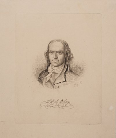 P. A. Heiberg portréja alkotó: Vilhelm Kyhn