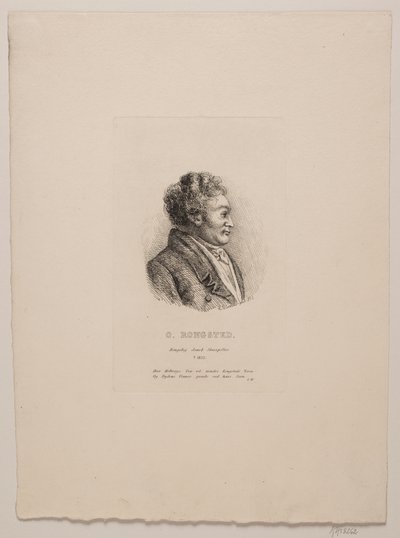 Rongsted színész portréja alkotó: Vilhelm Kyhn