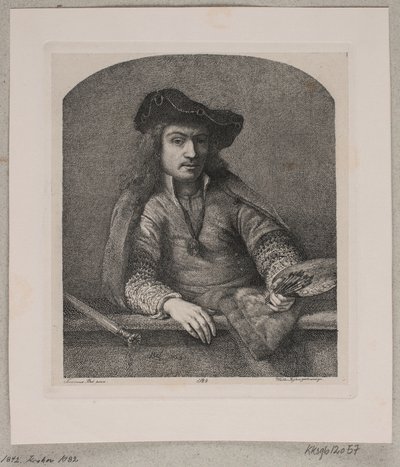 Ferdinand Bol önarcképe alkotó: Vilhelm Kyhn