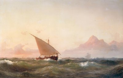 Észak-Afrika partjainál alkotó: Vilhelm Melbye