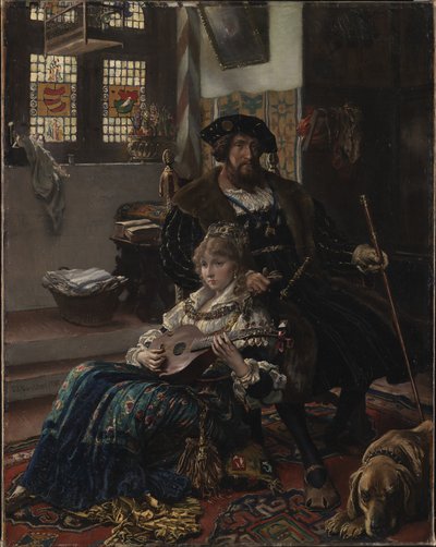 Christian II és Dyveke alkotó: Vilhelm Rosenstand