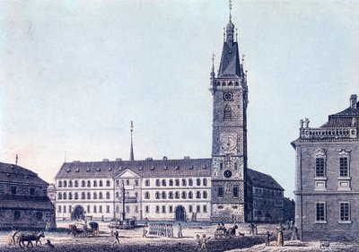 Új városháza, 1830 körül alkotó: Vincenc Morstadt