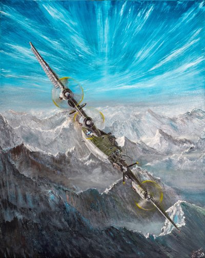 B-24 Liberator Swiss Landing 7, 2023 alkotó: Vincent Alexander Booth