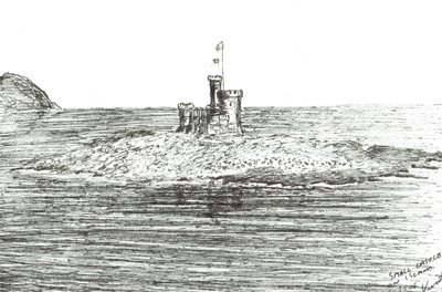 Kastély Isle of Man kikötője, 2005 alkotó: Vincent Alexander Booth