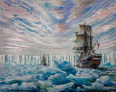 Erebus és Terror felfedezi az antarktiszi jégtakarót, 2020 alkotó: Vincent Alexander Booth
