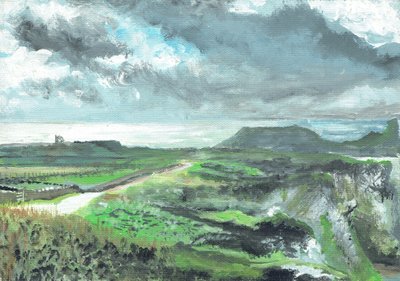 Gower Point, 1991, (akril, vászon táblán) alkotó: Vincent Alexander Booth