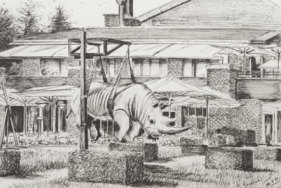 Hotel "La Reserve" Genf, 2010, (Tinta a papíron) alkotó: Vincent Alexander Booth