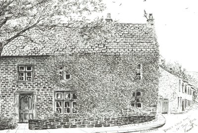 House at Ribchester, 2012 (Tinta papíron) alkotó: Vincent Alexander Booth