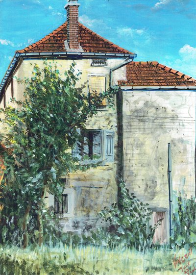 Ház Laignes-ban Franciaországban, 2006 alkotó: Vincent Alexander Booth