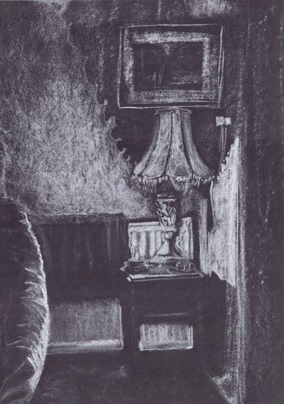 Gyertyafényben világító lámpa alkotó: Vincent Alexander Booth