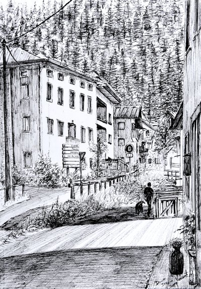 Főutca, Dont Olaszország, 2019 alkotó: Vincent Alexander Booth