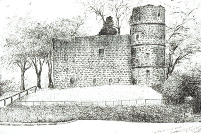 Romok Strathavenben, 2012 (Tinta papíron) alkotó: Vincent Alexander Booth