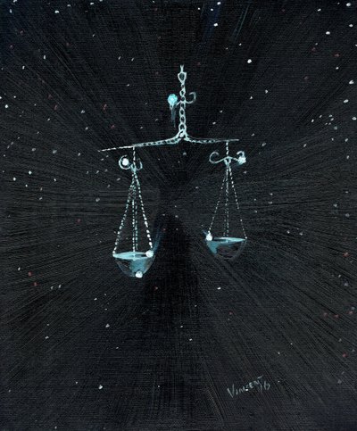 Mérleg csillagjegy, 2016, alkotó: Vincent Alexander Booth