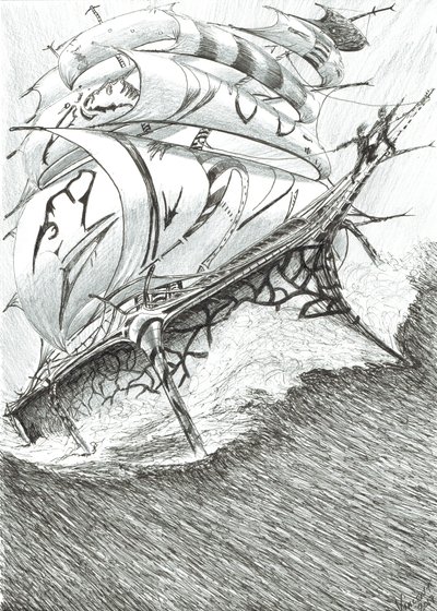 Storm Creators Arafura Sea, 2017, (Tinta papíron) alkotó: Vincent Alexander Booth