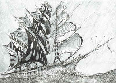 Storm Creators Caribbean Sea, 2017, (Tinta, papír) alkotó: Vincent Alexander Booth