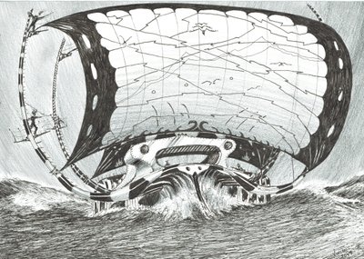 Storm Creators Chukchi-tenger, 2017 (Tinta papíron) alkotó: Vincent Alexander Booth
