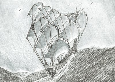 Storm Creators Coral Sea, 2017, (tinta papíron) alkotó: Vincent Alexander Booth