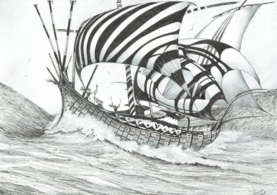 Storm Creators Jón-tenger, 2017, (tinta papíron) alkotó: Vincent Alexander Booth