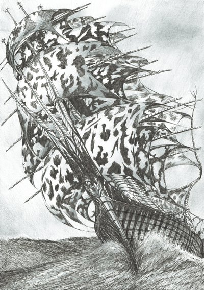 Storm Creators North Sea, 2017, (Tinta, papír) alkotó: Vincent Alexander Booth