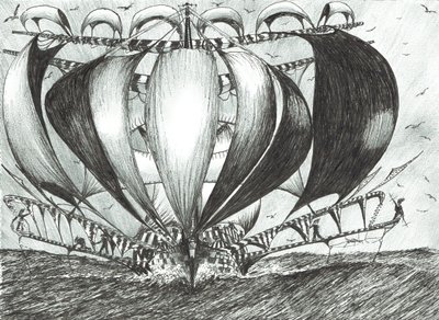 Storm Creators Pechora Sea, 2017, (Tinta papíron) alkotó: Vincent Alexander Booth