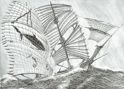 Storm Creators Savu Sea, 2017, (Tinta papíron) alkotó: Vincent Alexander Booth