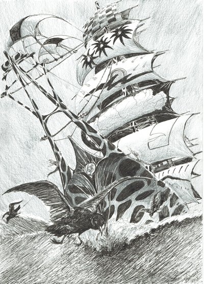Storm Creators Timor Sea, 2017, (Tinta papíron) alkotó: Vincent Alexander Booth