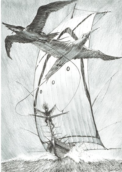 Storm Creators Wandel Sea, 2017, (Tinta papíron) alkotó: Vincent Alexander Booth